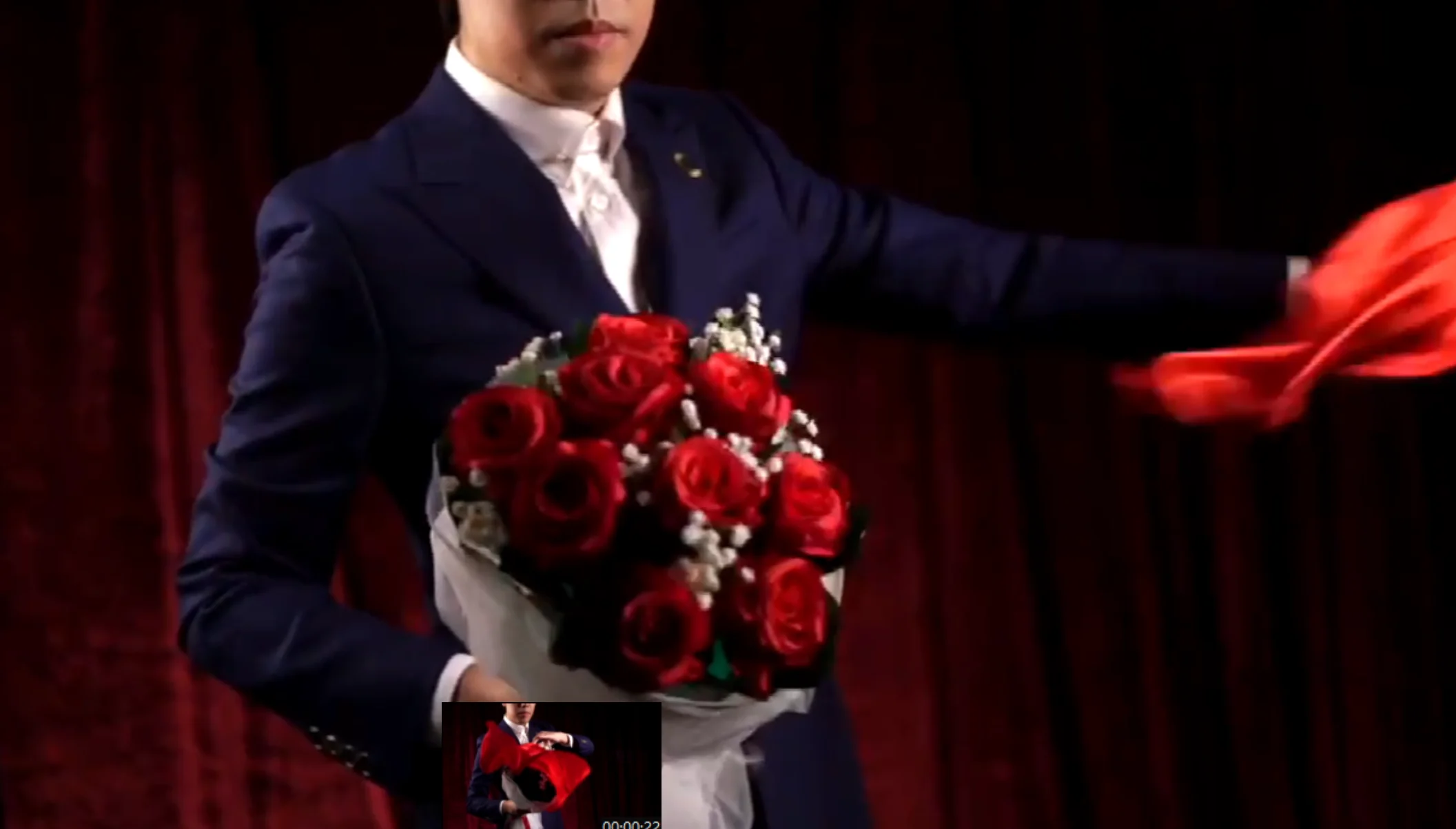 The Bouquet (Red) By Bond Lee & MS Magic 9 Flowers Magic Tricks Gimmicks Close Up Magic Stage Magia PorpsToys Classic Magie