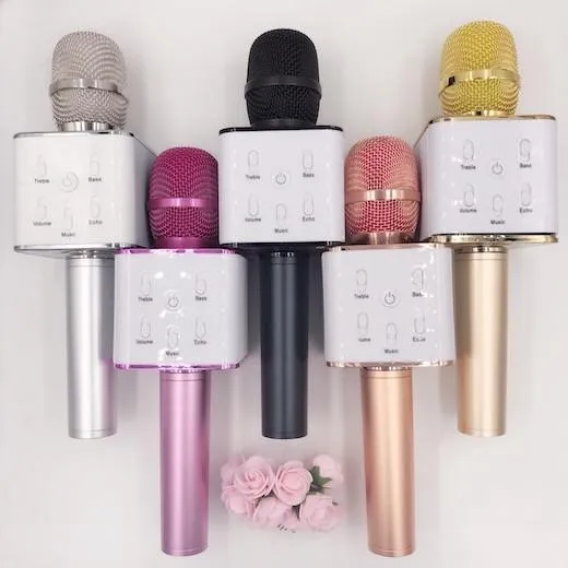 พร้อมสต็อกQ7 ไมโครโฟนลำโพงบลูทูธ