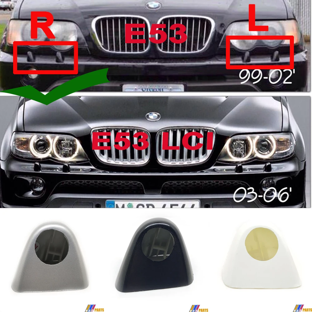 Fit 99-02 Right BMW X5 E53 3.0d 3.0i 4.4i 4.6is 4.8is SAV Front Headlight Washer COVER