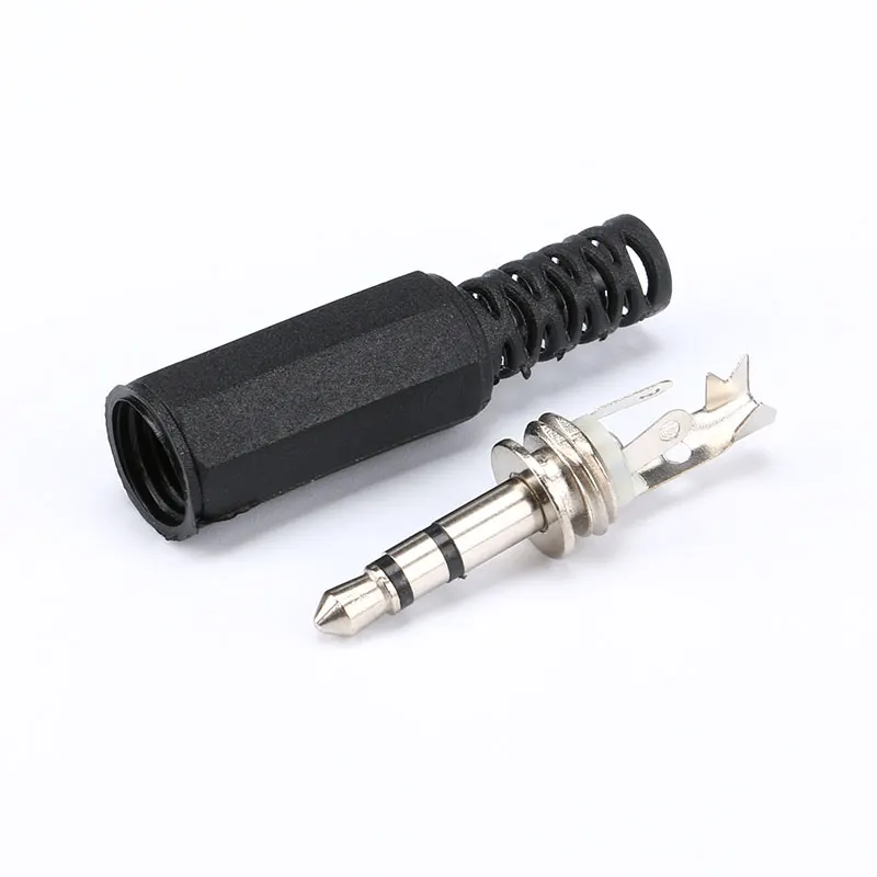 1Pcs Replacement 3.5mm 2 Pole Male Repair Headphones Audio Jack Plug Connector Soldering For Most Earphone Jack