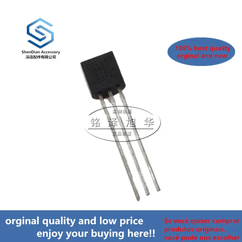 

2pcs 100% orginal new DS18B20 18B20 TO-92 Temperature Sensor real photo