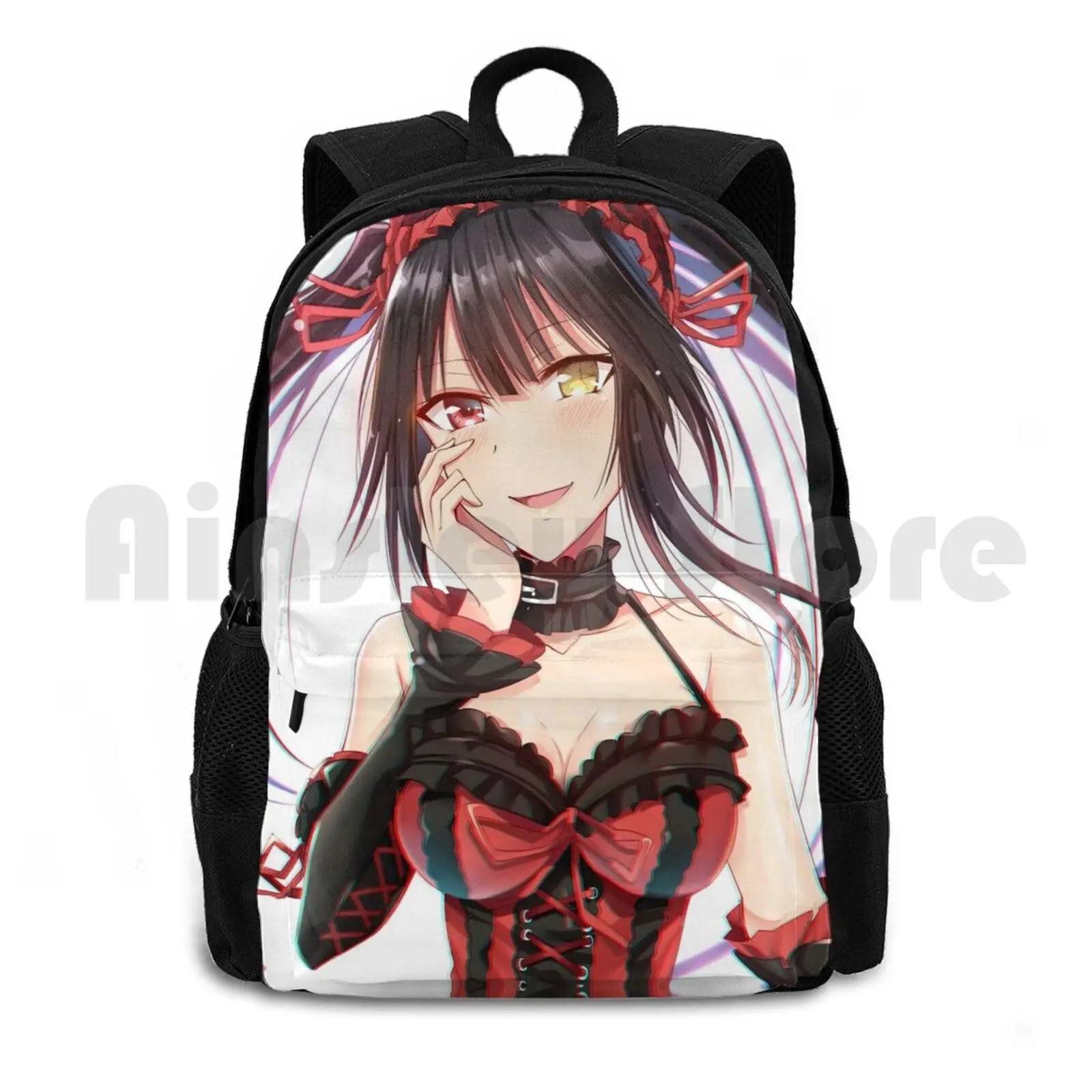 

Date A Live Kurumi Tokisaki Открытый походный рюкзак Водонепроницаемый кемпинг Путешествия Дата Live Kurumi Tokisaki Anime Shido Itsuka