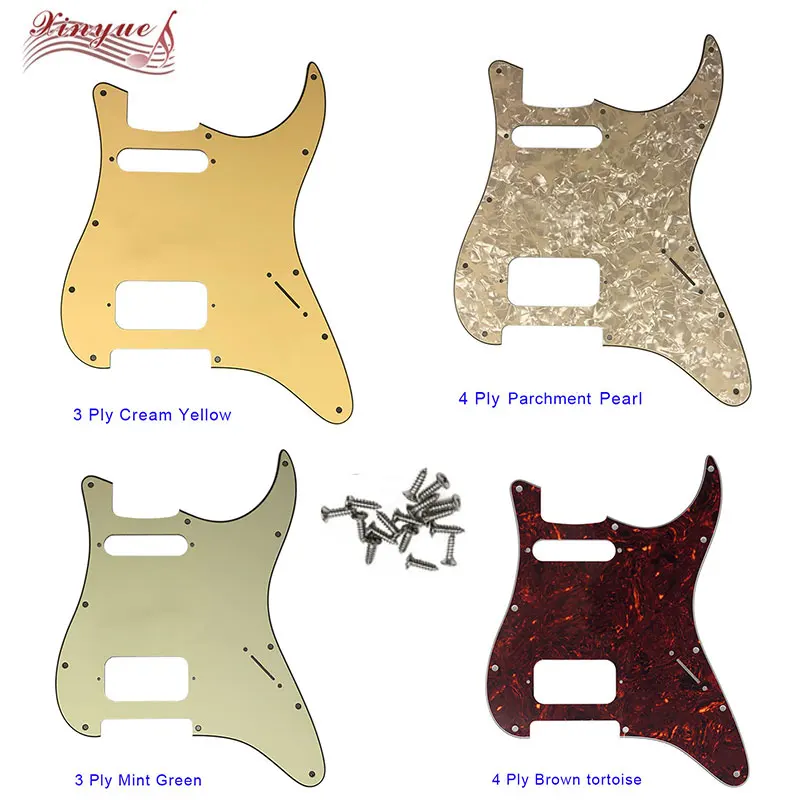 

Xinyue Guitar Custom Parts - For FD US 11 Screws Hole Standard Start HS Guitar Pickguard Screw With No Knob Hole