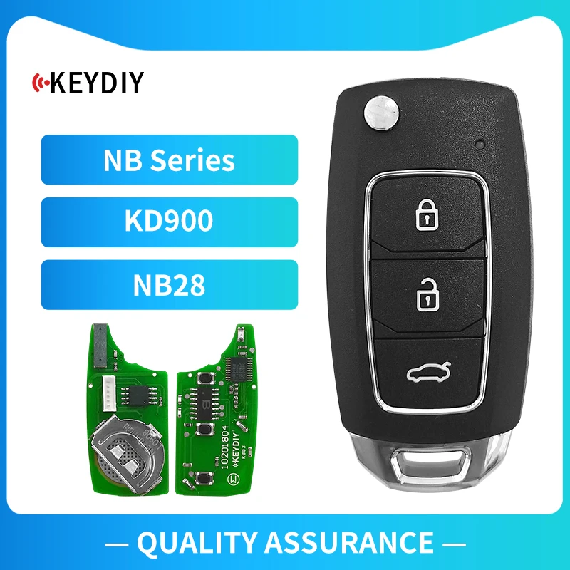 

XNRKEY For KD200 KD900 URG200 KD-X2 Key Programmer 3 Buttons KeyDiy Multi-Function Universal KD Remote Control Key NB28-3