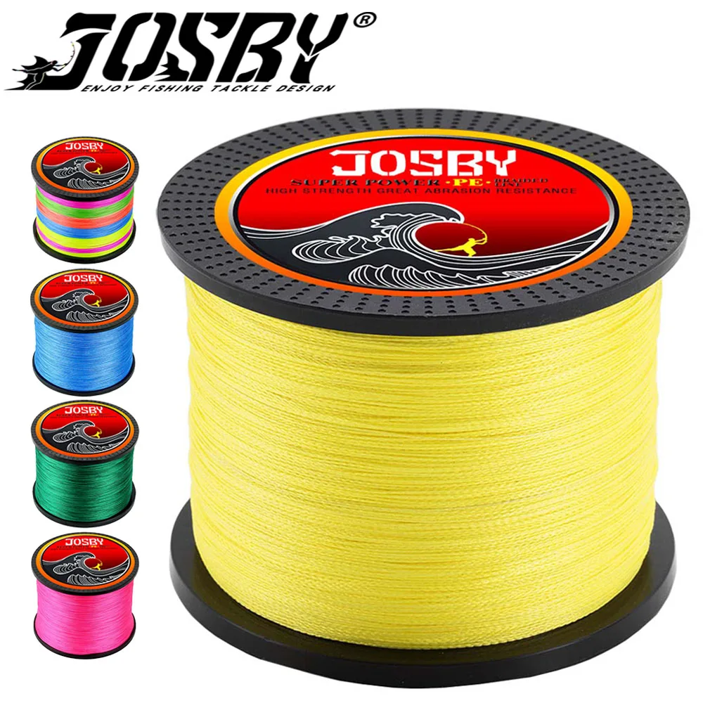 X4 Braided Fishing Line 8 Strands MultiColor Multifilament Saltwater PE Line 1000M  500M 300M 100M 20 24 35 40 50 65 80 100LB