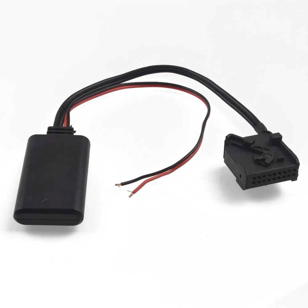 Samochodowy moduł Bluetooth Adapter Aux Zestaw samochodowy 18-pinowy port dla VW Audi MFD2 RNS2 Ford Skoda Seat