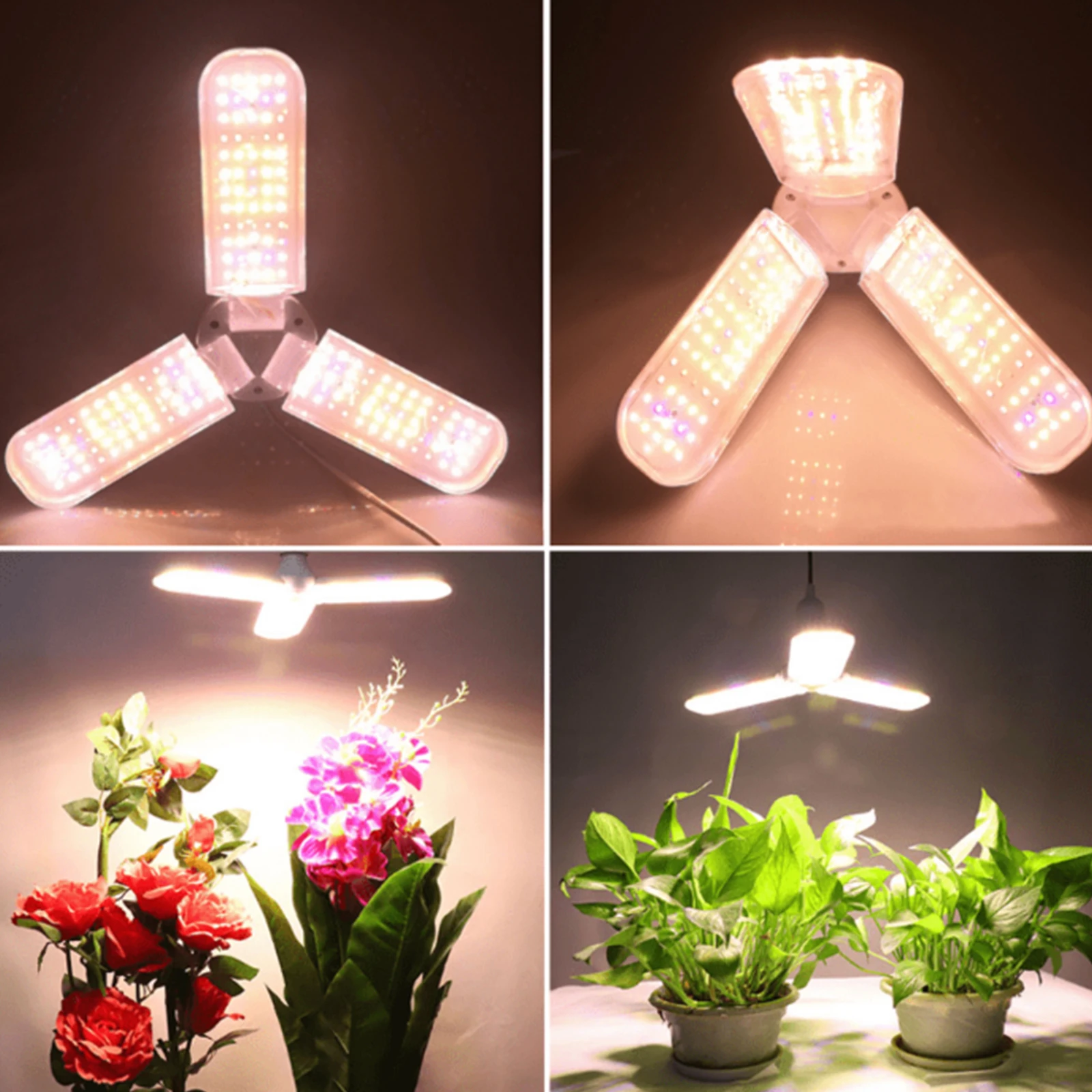 Espectro Completo Ajustável LED Crescer Luz, Planta Lâmpada, Luz Quente, Bulbo Crescente, Plantas de Interior, Mudas Flores, Fitolamp, Mais Recentes