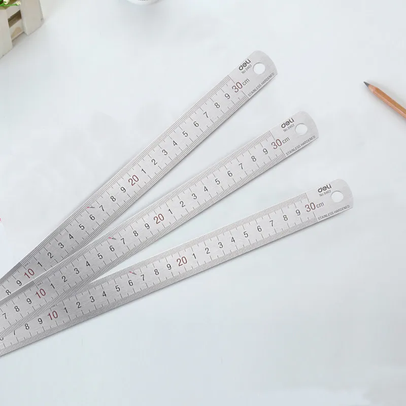 8464 steel ruler 50cm set of drafting rules sewing design ruler Office supplies Kawaii stationery stationery office supplies