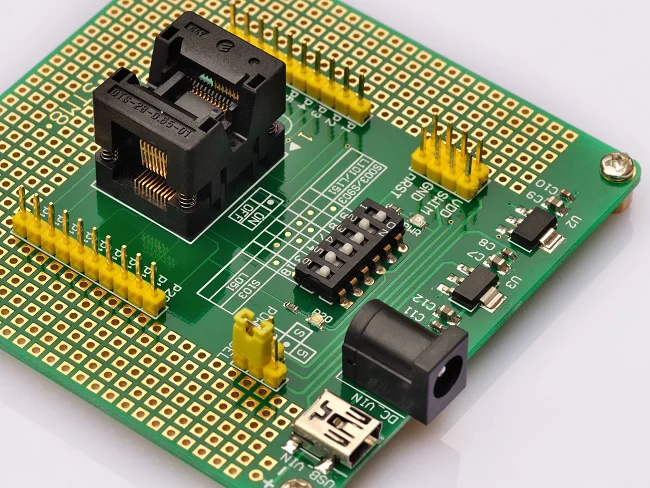 

Stm8 programming base / IC base / burning base / chip test base is suitable for stm8s stm8l tssop20