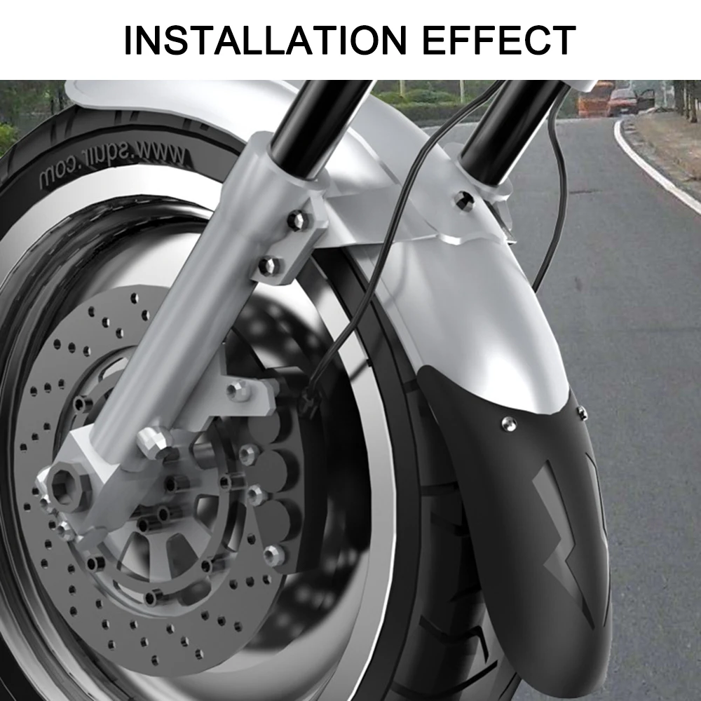 Motorcycle Lengthen Front Fender Mudguard Splash Guard For Motorcycle Rear and Front Wheel Extension Fender