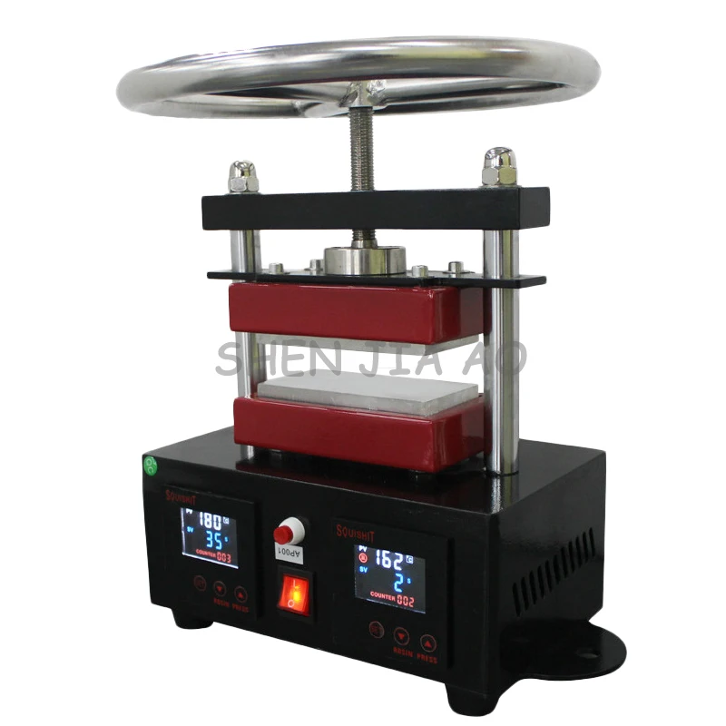 m220 High Pressure Upper Plate Hot Stamping Machine 6*12CM Hand Spin Rosin Press Machine Heat Stamping Machine 110/220V 1000W