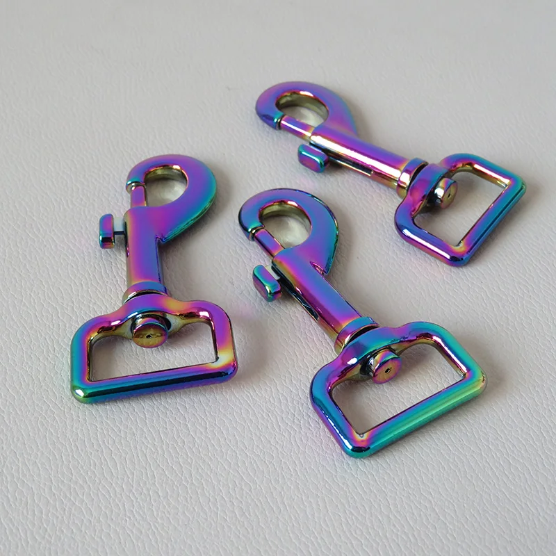 1 Piece Inner 15mm 20mm 25mm Straps Metal Carabiners Buckle Clip Hook For Dog Rope Pet Leash Leads Clasps Harness DIY Accessory