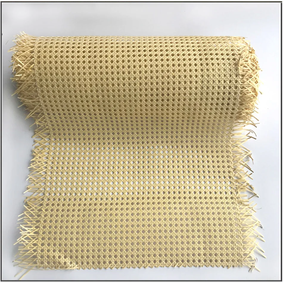 40 45 50 60cm wide 1m 1.5m 2meter PE Plastic Rattan Webbing Roll Cane Wicker Sheet For Chair Table Furniture Repairing Material