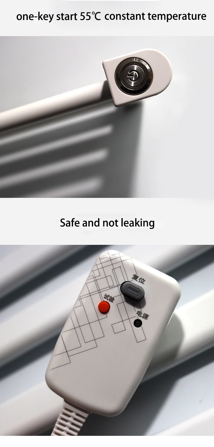 Elektryczny wieszak na ręczniki ogrzewanie ciepłe z termostatem do łazienki inteligentne gospodarstwo domowe stała temperatura Drop Shipping MJ17