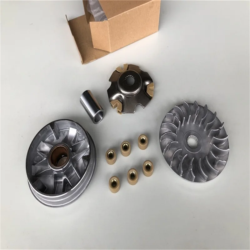 Motorcycle Drive Clutch Variator Pulley Assembly For Suzuki AN 125 AN125 HS125T QS150T HJ125T-7 125cc Scooter Engine Spare Parts