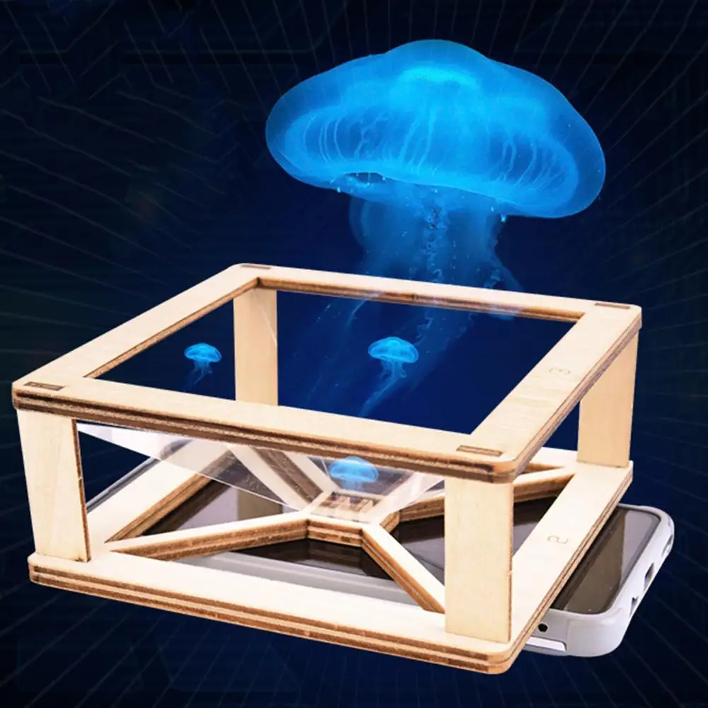 2021 3D Hologram Stand Safe Brain Development 3D Holographic Projection Fun Scientific Experiment Material Package