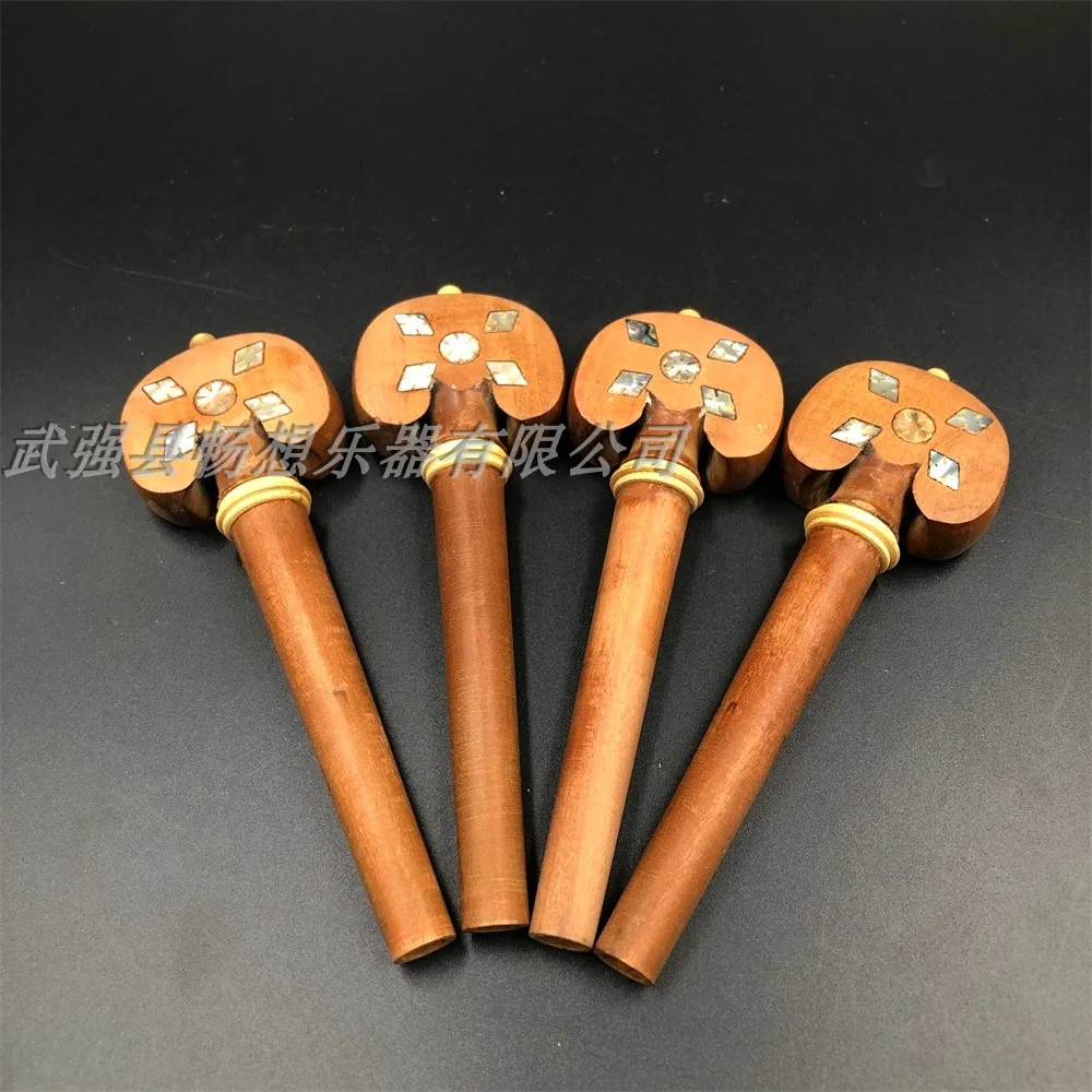 

4/4cello Good quality Fittings,4pcs inlay Jujube wood pegs