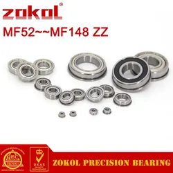 5/200Pcs/Lot MF52 MF63z MF74 MF83 MF84 MF85 MF93 MF95 MF105 MF115 MF126zz MF128 MF137 MF148 ZZ Z Deep Groove Ball Flange Bearing