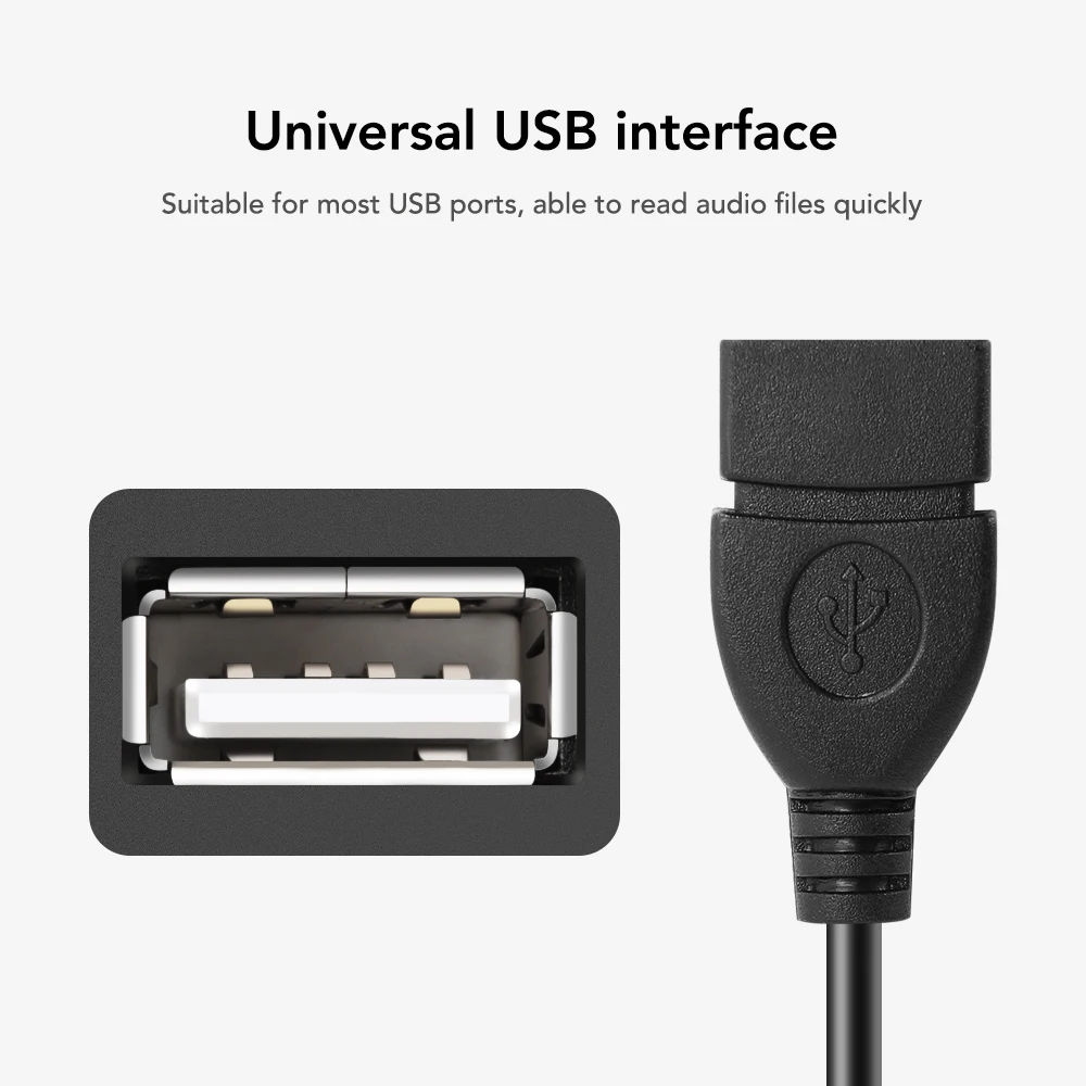 2PCS3.5MM To USB Adapter Car Audio Aux Cables Jack Male Converter Charge Charging OTG Car Audio U Disk Connection For GPS CD DVD
