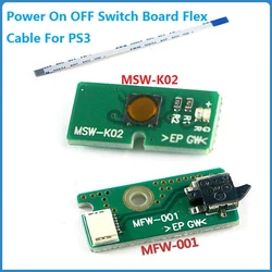 Power On OFF Switch Board Flex Cable For Sony PS3 4000 CECH 4000 Super Slim MSW-K02 W Eject Ribbon Cable Board MFW-001