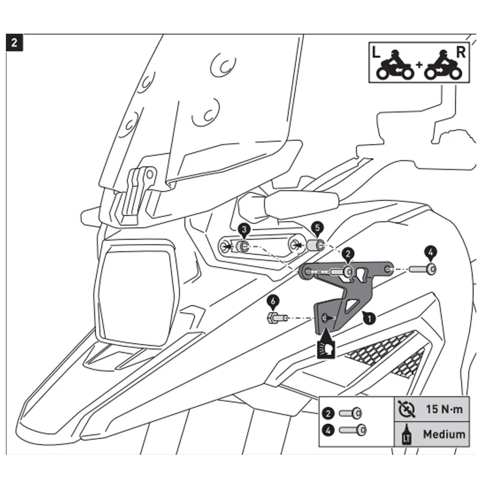 FOR SUZUKI V-STROM 1050XT DL1050A 2019 2020 2021 VSTROM V STROM 1050 DL 1050 Motorcycle Headlight Holder Fog Lamp Bracket