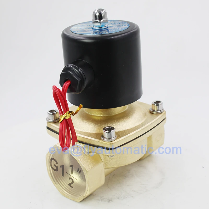 

UNI-D UW-40 AC 220V G1-1/2" Water Solenoid Valve 2W(UW) Series Normal Close UNI-D Water Valve