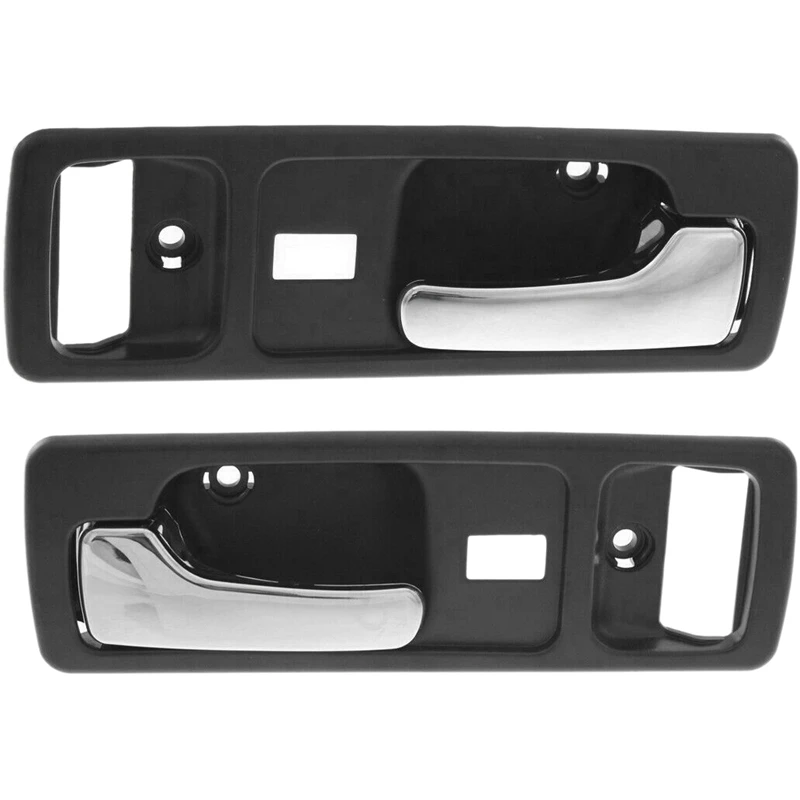 2Pcs Car Front Door Handle with Chrome Lever for Honda Accord Coupe 1990-1993 72165SM2013ZA