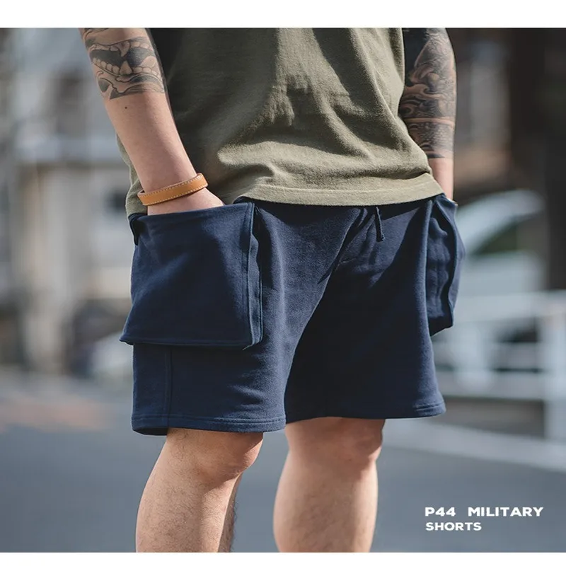 MRMT 2024 Brand New Men's Fashion Casual Five Point Pants Men's Loose Multi Pocket Overalls Shorts American army pants