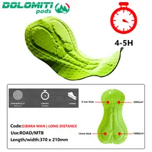 Men's Cycling Bib Shorts Gel Pad #3