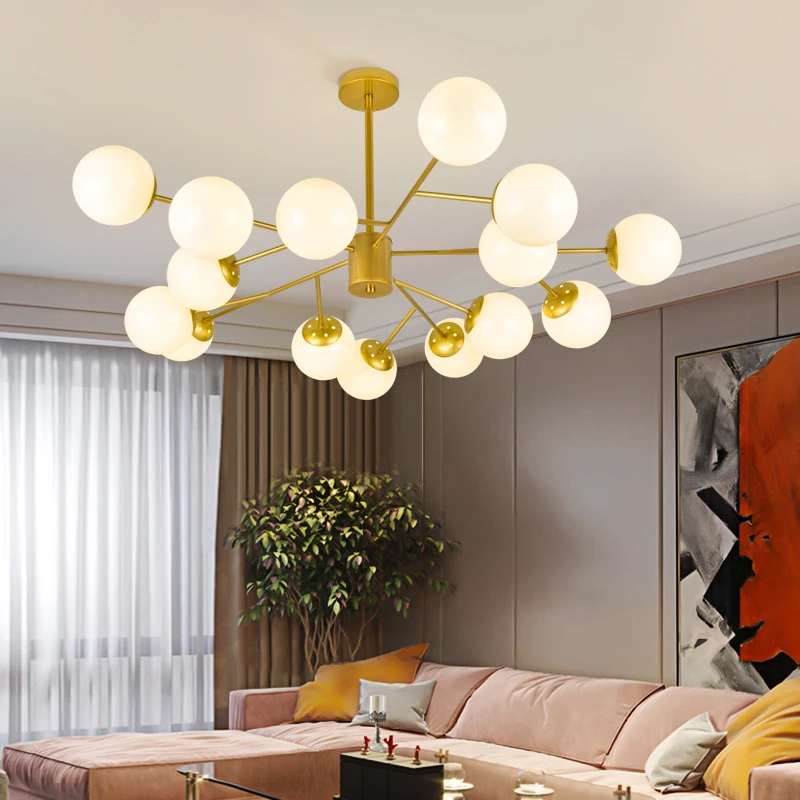 Indoor Chandelier Lamps For Children Room Living Study Bathroom Simple Home Decoration Modern LED