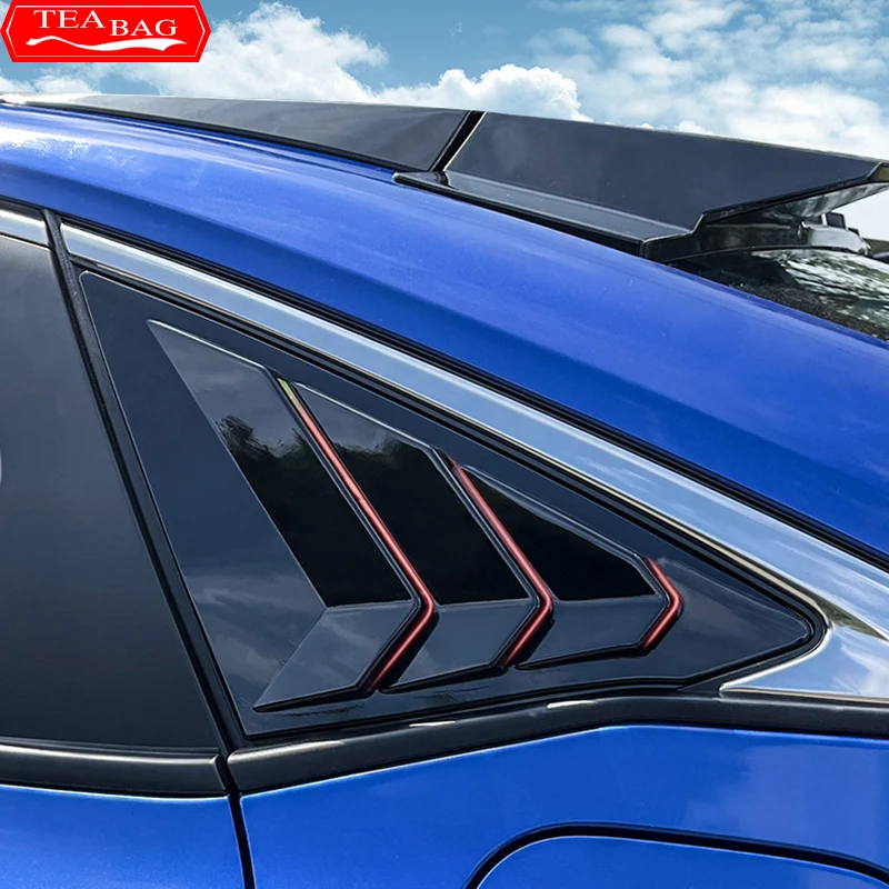 

For Honda CIVIC 11th Gen 2021 2022 Car Styling Sport Rear Window Shutters Tuning Wide Body Kit ExtensionModification Accessories