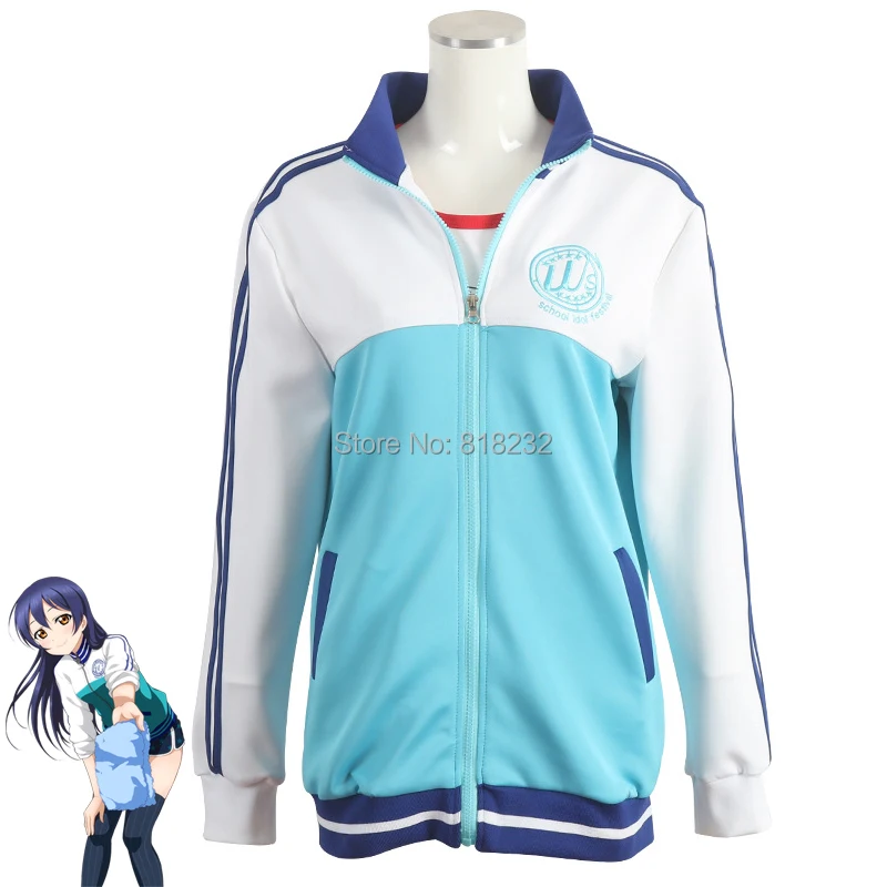 

Love Live Sonoda Umi Толстовка Спортивная одежда Пальто Куртка Костюм Униформа Костюмы для косплея