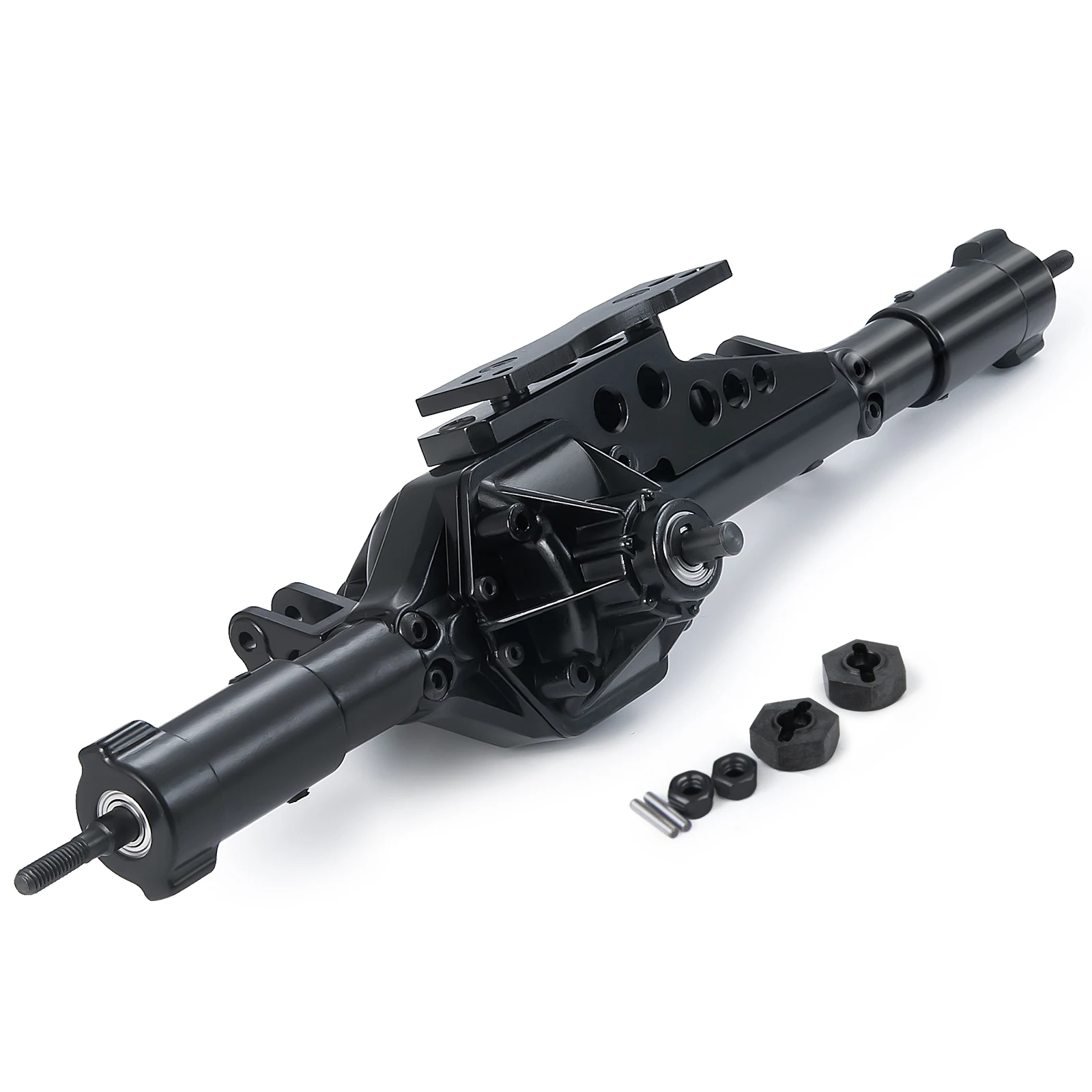 AXSPEED RC Car Complete Middle Axle for 1/10 RC Crawler Rock Axial Wraith 90018 90020 Aluminum Axle Upgrade Parts