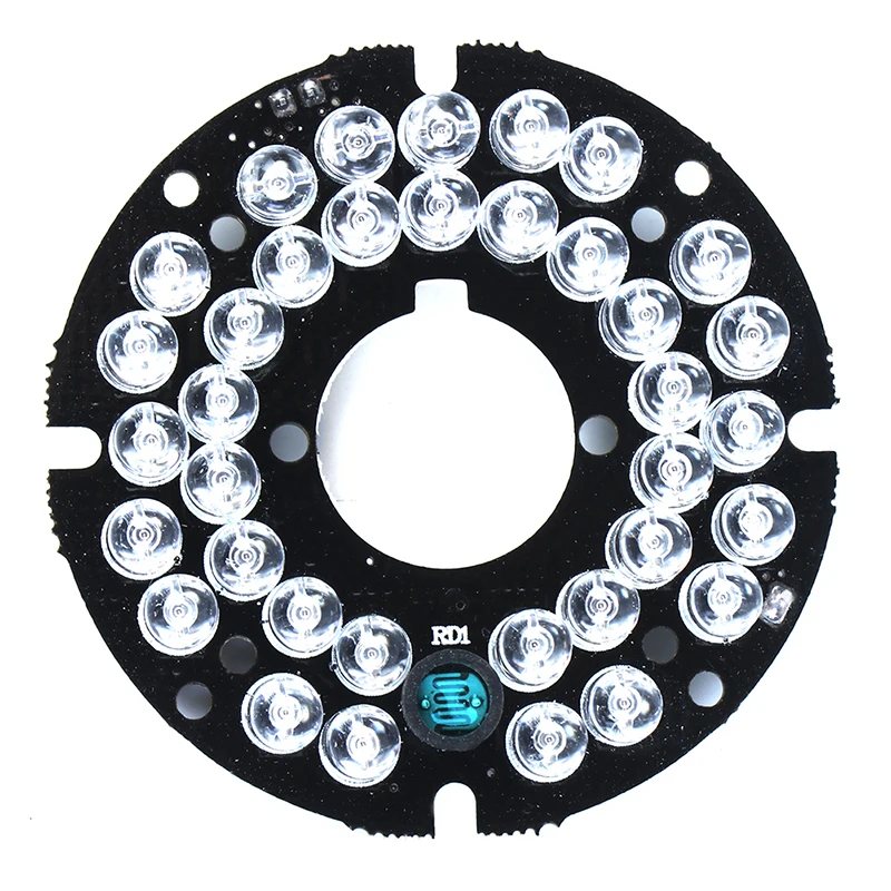 90 degrees CCTV Accessories infrared light 36 Grain IR LED board for Surveillance cameras night vision diameter 53mm