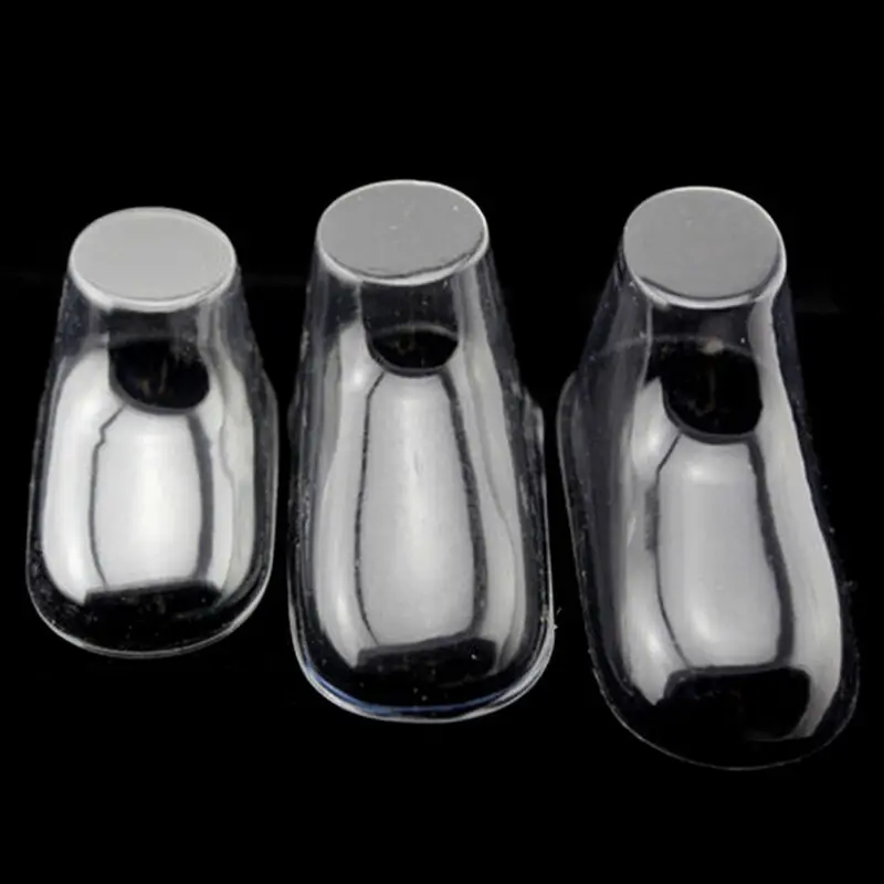 10/20/50pcs  Clear Plastic Feet Display Booties Shoes Socks Showcase Feet Display Half Boots Shoes Transparent PVC