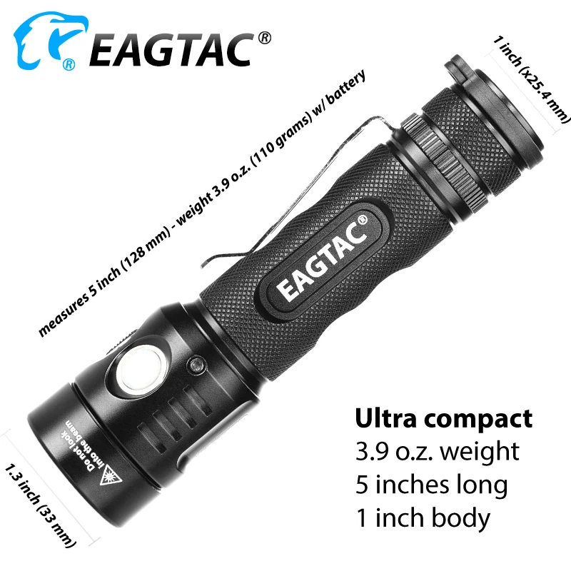 eagtac tx30c2 2000 lumen super brilhante compacto lanterna led modo programavel 18650 cr123a bateria strobe 01