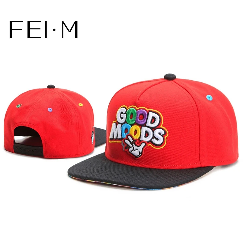 FEI M Fashion Good Moods Cap Munchies Doughnut Letter Adult Outdoor Casual Sun Baseball Cap Travel Hip Hop Snapback Hat