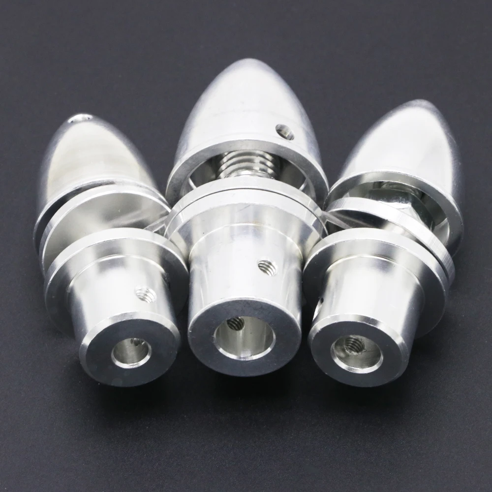 4pcs/lot 2mm 3mm 3.17mm 4mm 5MM 6MM 8MM 10MM RC Aluminum Bullet Propeller Adapter Holder for Brushless Motor Prop Dropship