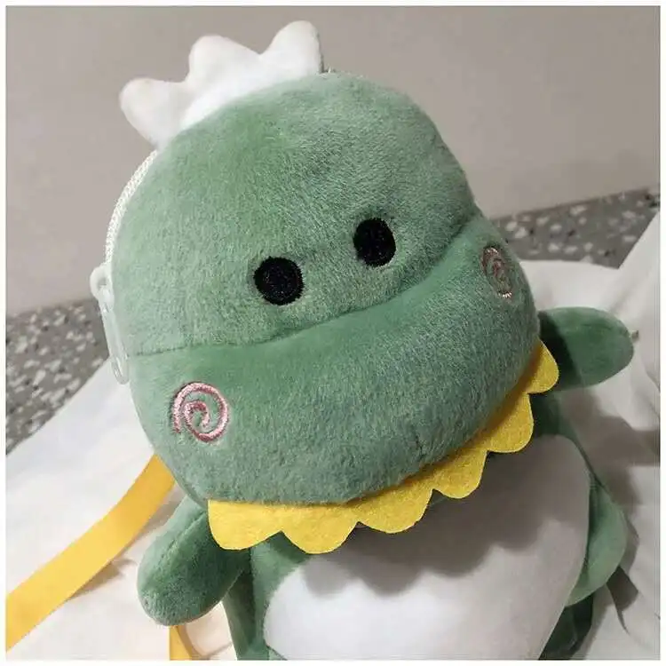 Mini peluche zaini dinosauro cartone animato carino borsa a tracolla asilo bambino bambini zainetto cellulare zaino regalo bambini