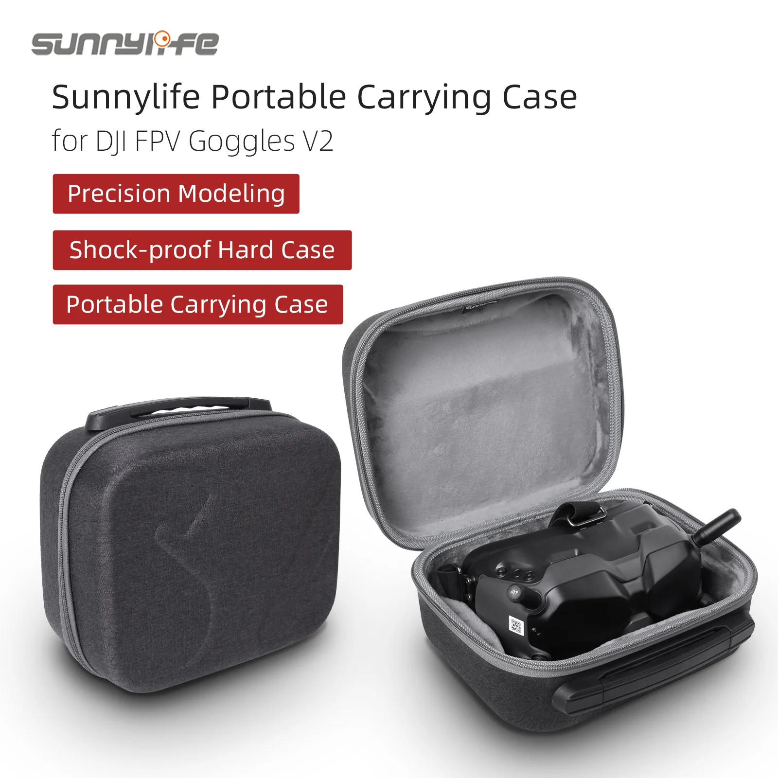 Sunnylife Carrying Case Accessories for DJI FPV Goggles V2 Mini Handbag Shock-proof  Protective Bags