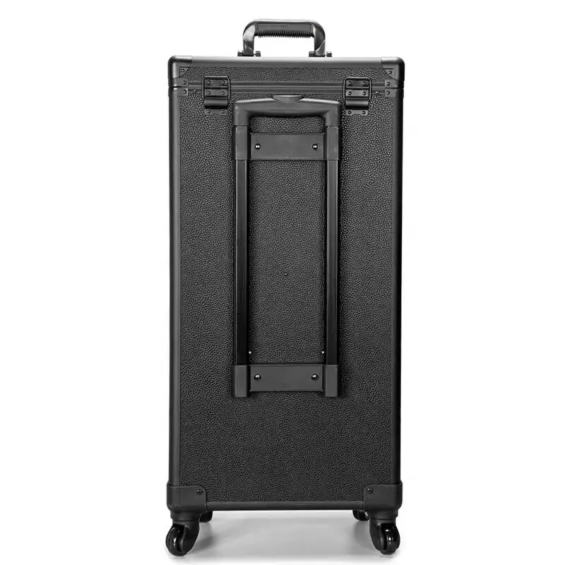 Women large capacity Trolley Cosmetic case Rolling Luggage,Retro Beauty Tattoo Trolley Suitcase,High quality Nail Makeup Toolbox