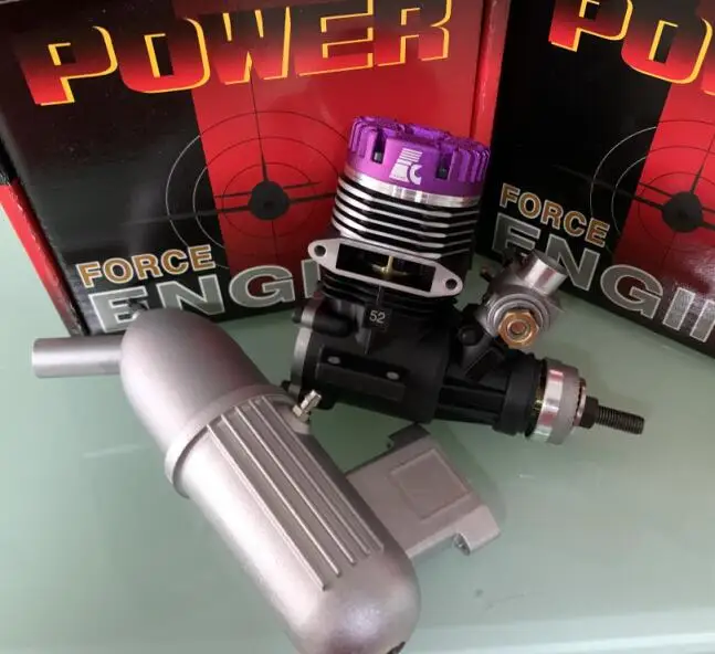 Imported FCPower FC52 2 Stroke 52 Nitro Engine Motor Instead of ASP S52A / S52AII Nitro Engine 52 Grade for RC Airplane