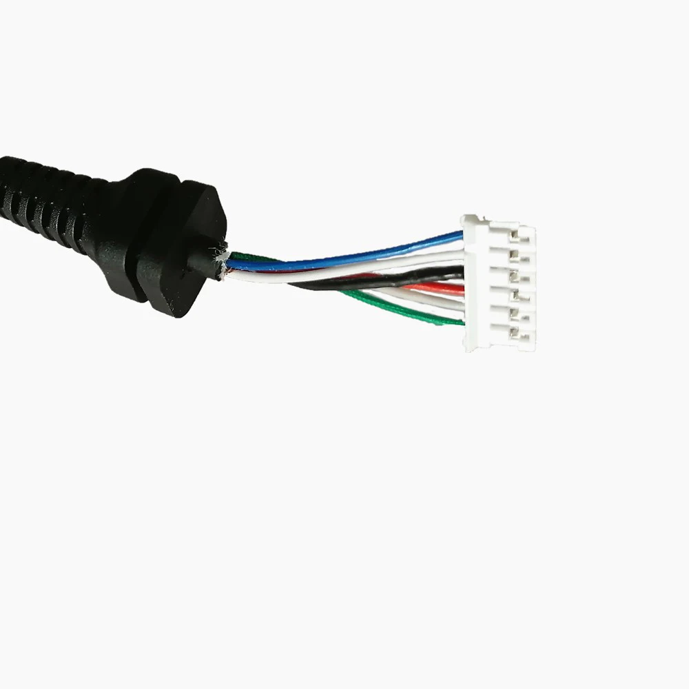 Cabo de microfone para substituição, 2 peças, novo cabo de microfone de 6 pinos para yaesu MH-48A6J ft-3000 ft-7100