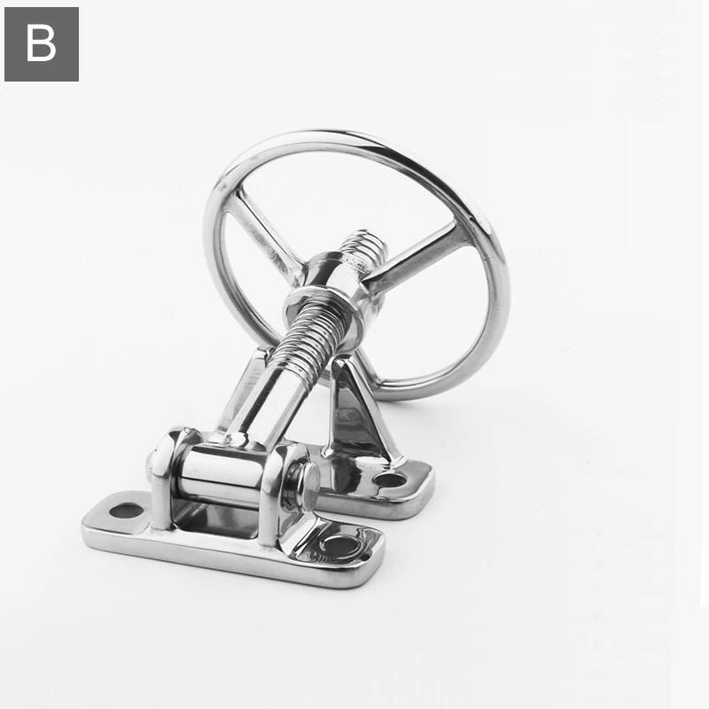 304 Stainless Steel Hand Wheel Hinge Steamer equipment Door Handle Handwheel Access Door Compression Hinges