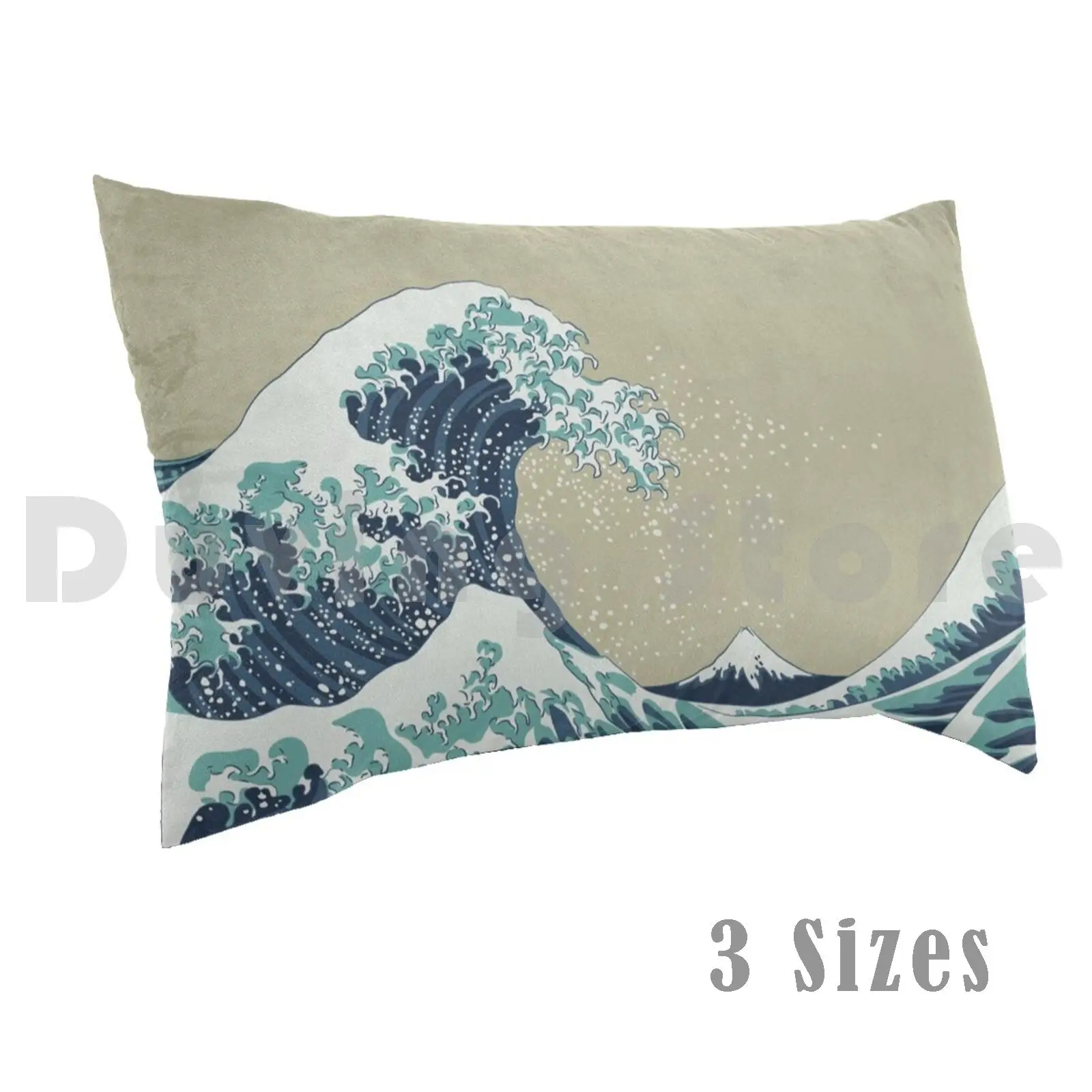 The Great Wave Off Kanagawa Pillow Case DIY 50*70 The Great Wave Off Kanazawa The Great Wave The Wave Ukiyo E