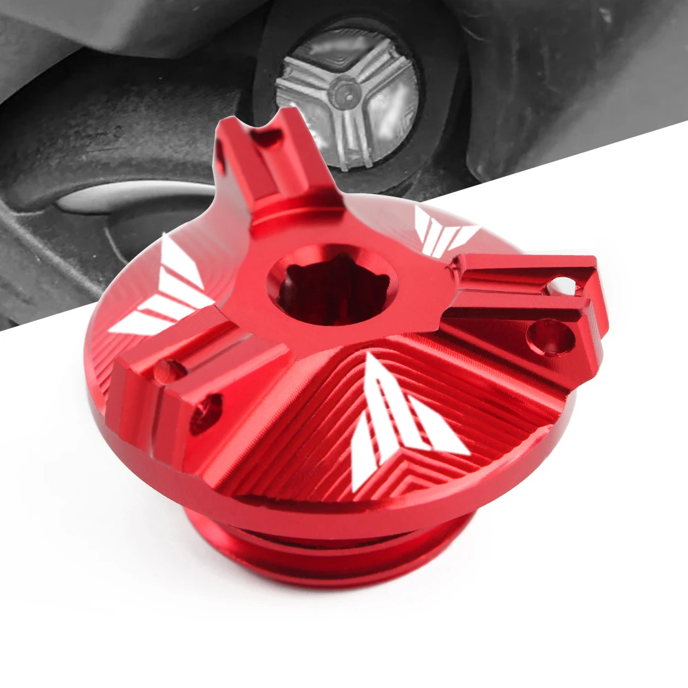 Motorcycle CNC Engine Oil Filler Cup Plug Cover cap Screw For Yamaha MT03 MT07 FZ1 FZ6 Fazer 2019 2020