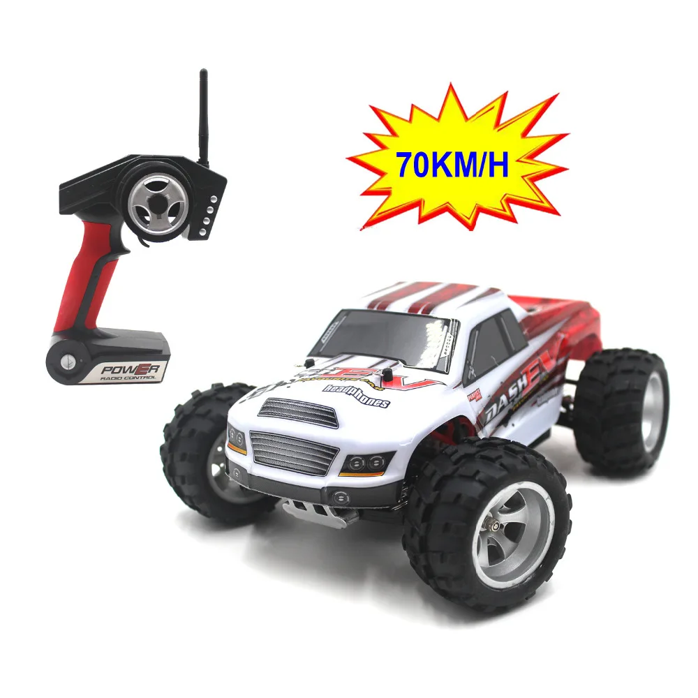 

WLtoys A979-B 4WD 1/18 70km/h High Speed Monster Truck 1:18 2.4G Radio Control RC Buggy Off-Road RTR A979 Updated Version