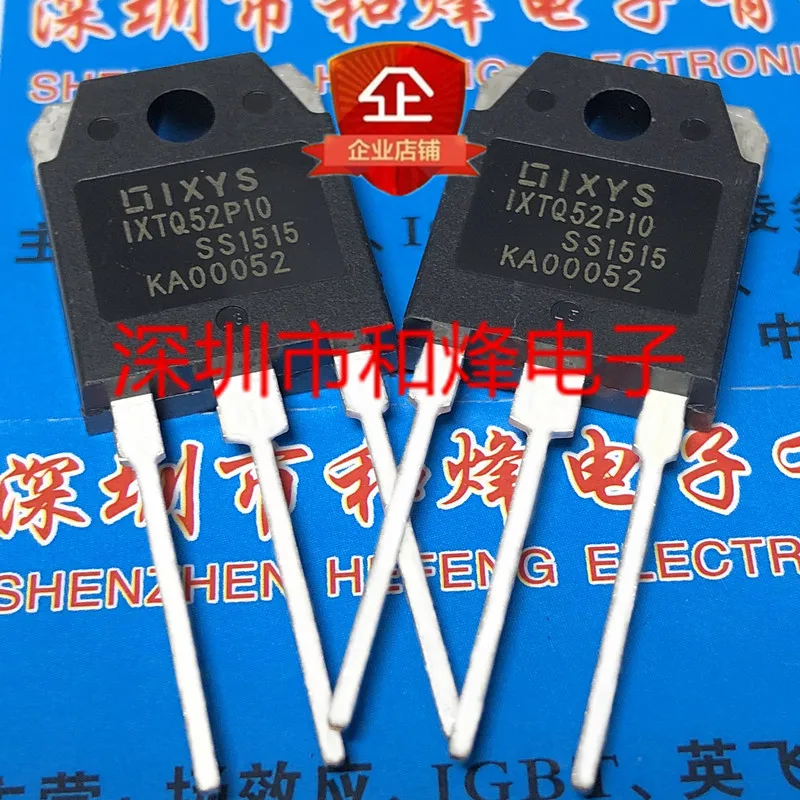(2 Pieces) IXTQ52P10  TO-3P -100V -52A