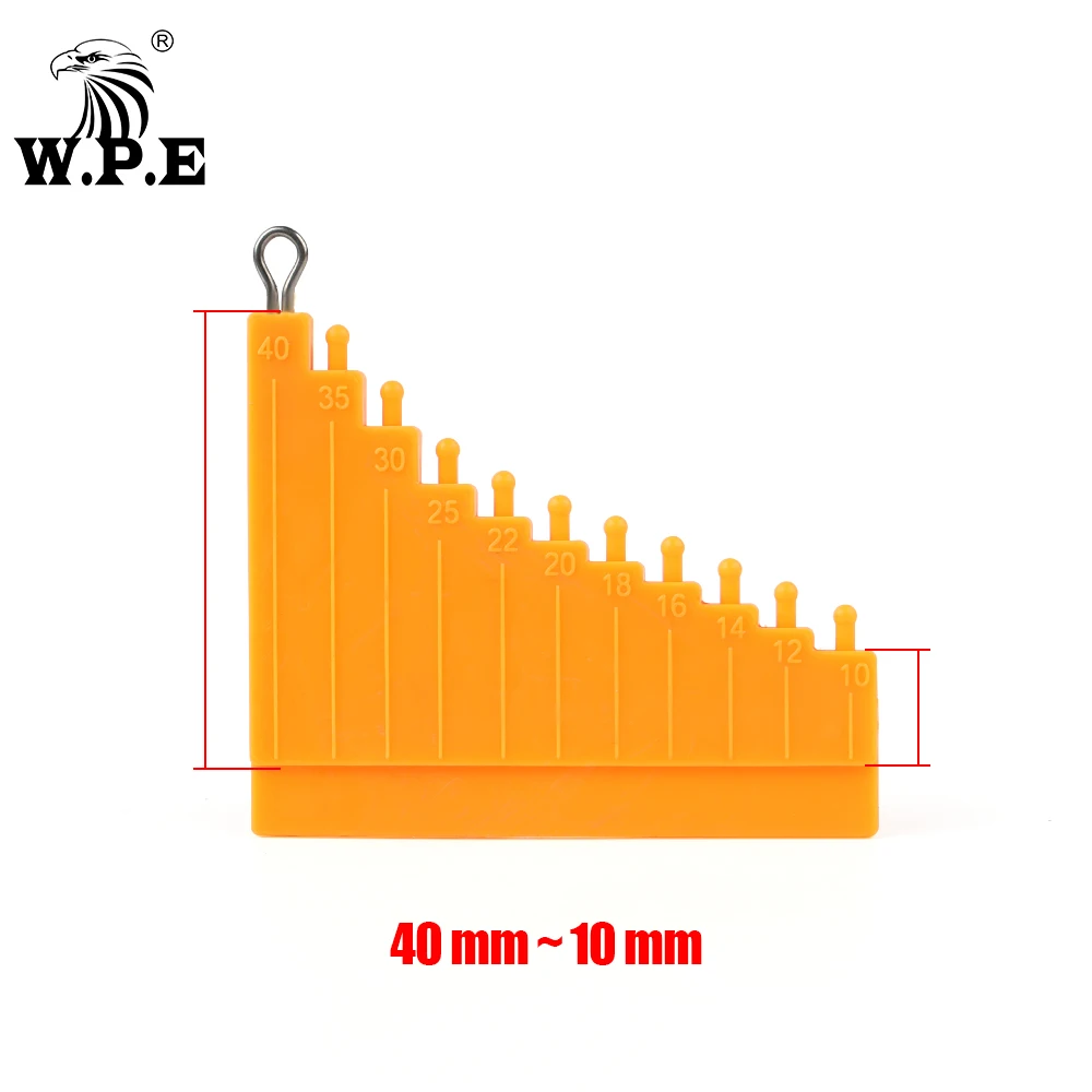 W.P.E 1pcs Hair Gauge Carp Fishing Hook Line Mthod Feeder Hair Rig Length Measurement Carp Fishing Accessories Tackle Pesca