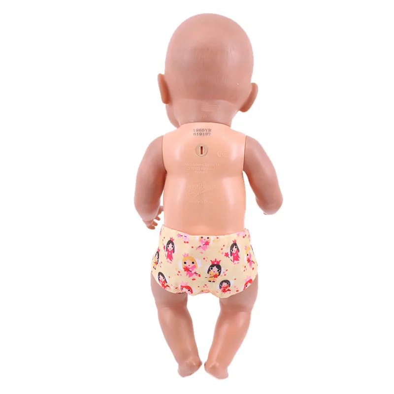 Reborn Doll Underwear pannolini mutandine accessori per neonato 43Cm, ragazza americana da 18 pollici, Halloween e regali di natale della ragazza